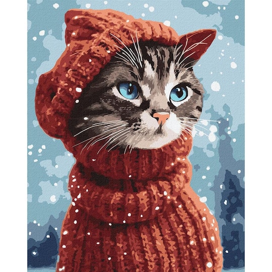 Ideyka Amazing Kitty Painting by Numbers Kit